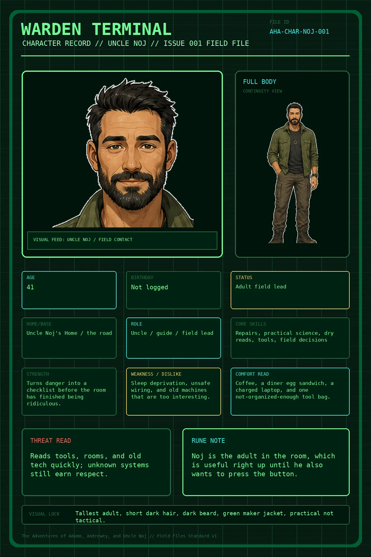Issue 002 Uncle Noj Warden terminal file