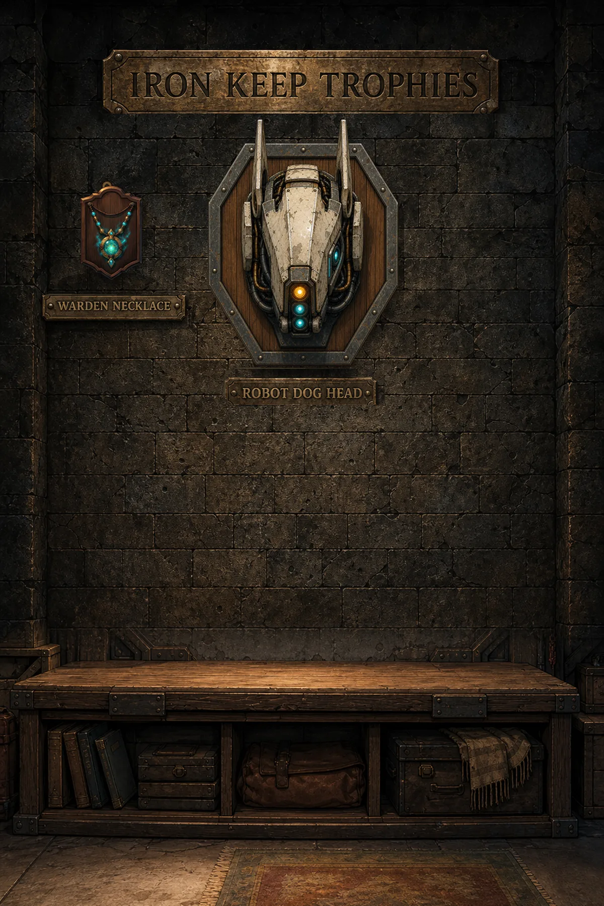 Issue 003 Trophy Wall: Necklace Robot Dog