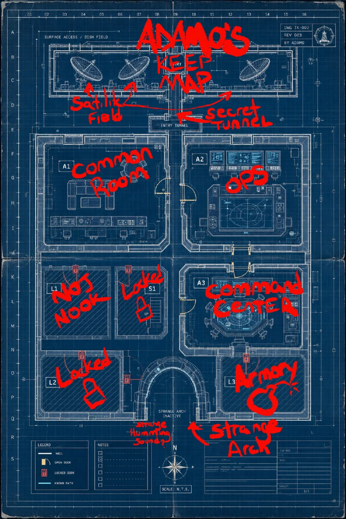 Issue 004 iron keep schematic